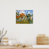 Poster Vincent van Gogh - Rue à Auvers-sur-Oise (Cuisine)