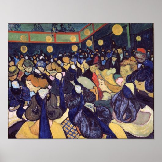 Poster Vincent Van Gogh - Salle De Danse À Arles (Devant)