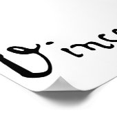 Poster Vincent Van Gogh Signature (Coin)