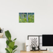 Poster Vincent van Gogh - Sous-bois avec deux personnages (Bureau à domicile)