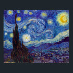 Poster VINCENT VAN GOGH - Starry night 1889<br><div class="desc">VINCENT VAN GOGH - Starry night 1889</div>