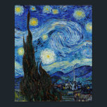 Poster Vincent Van Gogh Starry Nuit Vintage Art<br><div class="desc">Vincent Van Gogh Starry Nuit Art Vintage Poster</div>
