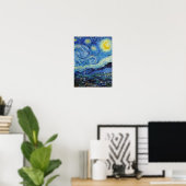 Poster Vincent Van Gogh Starry Nuit Vintage Art (Bureau à domicile)