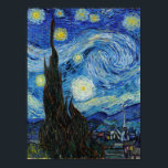 Poster Vincent Van Gogh Starry Nuit Vintage Art<br><div class="desc">Vincent Van Gogh Starry Nuit Art Vintage Poster</div>
