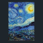Poster Vincent Van Gogh Starry Nuit Vintage Art<br><div class="desc">Vincent Van Gogh Starry Nuit Art Vintage Poster</div>