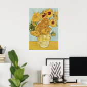 Poster Vincent Van Gogh Sunflower Vase (Bureau à domicile)