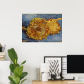 Poster Vincent van Gogh | Sunflowers, 1887 (Bureau à domicile)