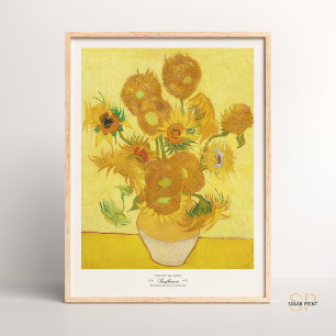 Poster Vincent van Gogh Sunflowers Arles Art Imprimer Rét