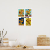 Poster Vincent Van Gogh Sunflowers Serie (Cuisine)
