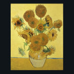 Poster Vincent van Gogh | Tournesols, 1888<br><div class="desc">Sunflowers,  1888 | par Vincent van Gogh | Lieu de l'art : National Gallery,  Londres,  UK | Artiste néerlandais | Numéro de collection d'images : BAL970</div>