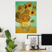 Poster Vincent van Gogh | Tournesols, 1888 (Bureau à domicile)