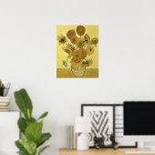 Poster Vincent van Gogh | Tournesols, 1888 (Bureau à domicile)