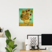Poster Vincent van Gogh | Tournesols, 1888 (Bureau à domicile)