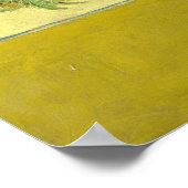 Poster Vincent Van Gogh - Tournesols, quatrième version (Coin)