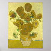 Poster Vincent Van Gogh - Tournesols, quatrième version (Devant)