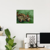 Poster Vincent van Gogh - Un crabe sur son dos (Bureau à domicile)