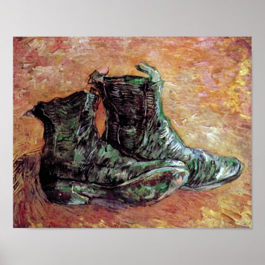 Poster Vincent Van Gogh - Une paire de chaussures (Devant)