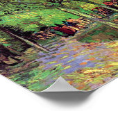 Poster Vincent Van Gogh - Une Voie Dans Le Jardin Public (Coin)