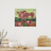 Poster Vincent van Gogh | Vaches, 1890 (Cuisine)