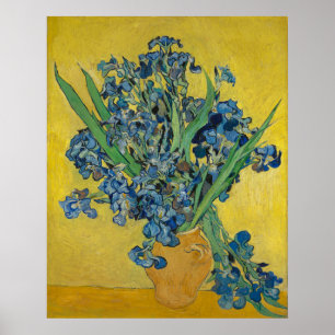 Poster Vincent Van Gogh Vase Avec Peinture D'Art Irises