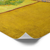 Poster Vincent van Gogh - Vase avec quinze tournesols (Coin)