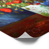 Poster Vincent Van Gogh Vase avec Red Poppies Art (Coin)