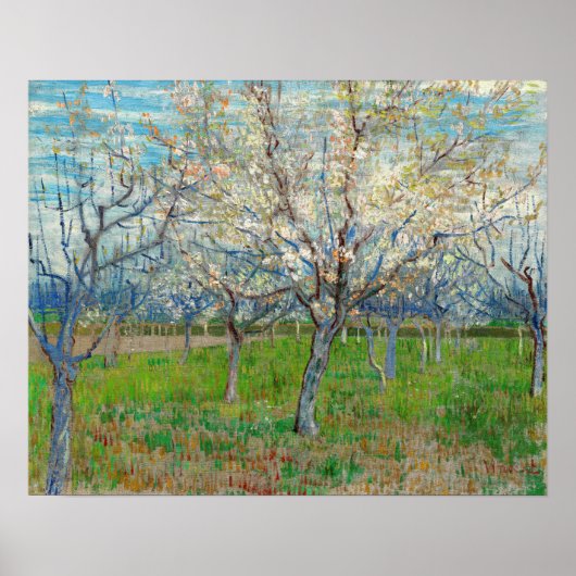 Poster Vincent van Gogh - Verger Rose (Devant)