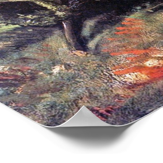 Poster Vincent Van Gogh - Vie morte avec nids d'oiseaux (Coin)