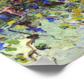 Poster Vincent van Gogh - Vignoble vert (Coin)