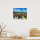 Poster Vincent van Gogh - Vignoble vert (Cuisine)