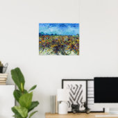 Poster Vincent van Gogh - Vignoble vert (Bureau à domicile)