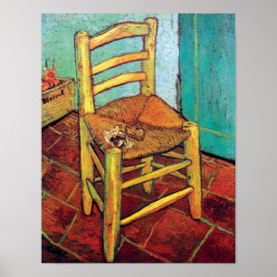 Poster Vincent Van Gogh - Vincent's Chair With Pipe