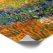 Poster Vincent Van Gogh - Vue d'Arles avec des iris (Coin)