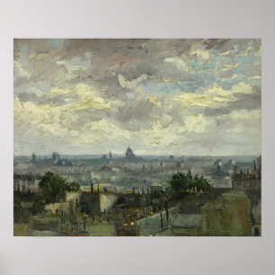 Poster Vincent van Gogh - Vue de Paris