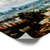 Poster Vincent Van Gogh - Vue Sur Les Toits De Paris (Coin)