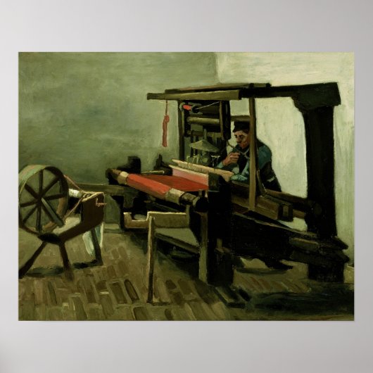 Poster Vincent van Gogh - Weaver (Devant)