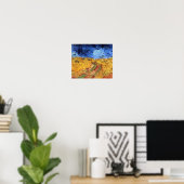 Poster Vincent Van Gogh - Wheat Field with Black Crows (Bureau à domicile)