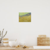 Poster Vincent van Gogh - Wheatfield avec une Faucheuse (Cuisine)