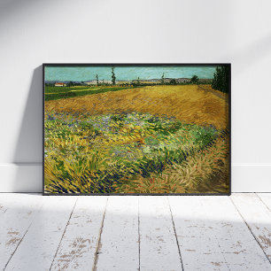 Poster Vincent Van Gogh, Wheatfield, Korenveld