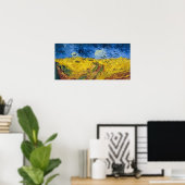 Poster Vincent van Gogh - Wheatfield with Crows (Bureau à domicile)
