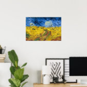 Poster Vincent van Gogh - Wheatfield with Crows (Bureau à domicile)