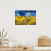 Poster Vincent van Gogh - Wheatfield with Crows (Cuisine)