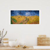 Poster Vincent van Gogh | Wheatfield with Crows, 1890 (Cuisine)