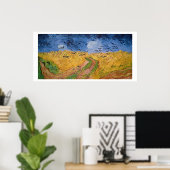 Poster Vincent van Gogh | Wheatfield with Crows, 1890 (Bureau à domicile)