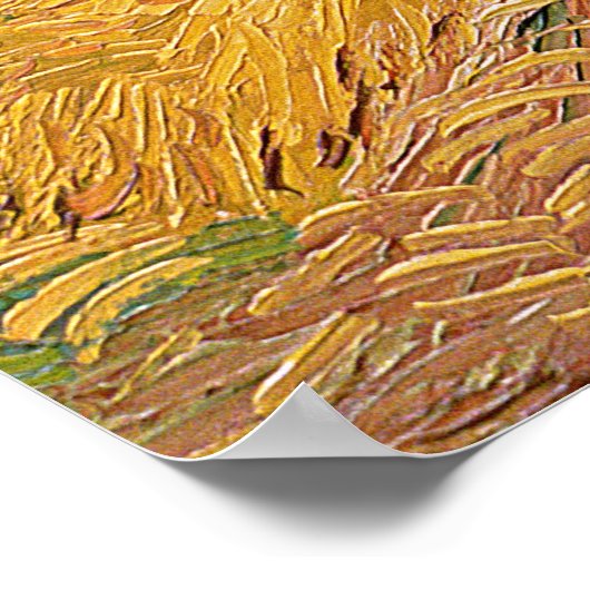 Poster Vincent van Gogh | Wheatfield with Crows, 1890 (Coin)