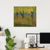 Poster Vincent van Gogh | Willows pollarisés Paramètre Su (Bureau à domicile)