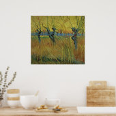 Poster Vincent van Gogh | Willows pollarisés Paramètre Su (Cuisine)