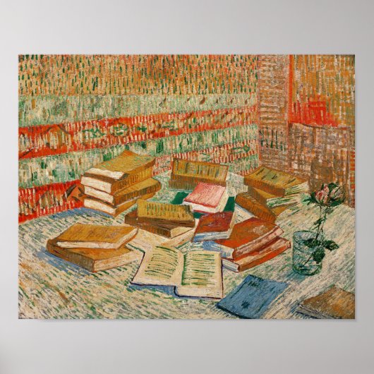 Poster Vincent van Gogh | Yellow Books, 1887 (Devant)