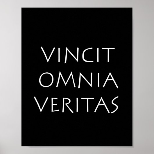 Poster Vincit omnia veritas (Devant)
