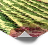 Poster Vineyard Scripture Amos Wine Grapes Watercolor (Coin)